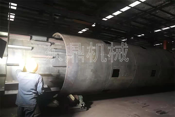 三筒柠条烘干机生产现场
